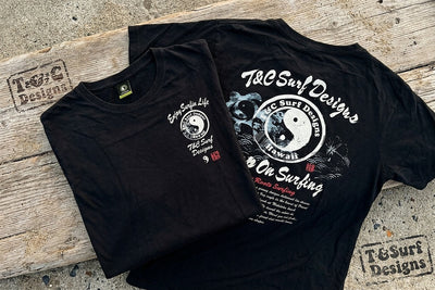 T&C Surf Designs Yin Yang Hawaiian Graphic Tee Story
