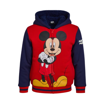 Disney & Marvel Kids Plush Fleece Zip Hoodie