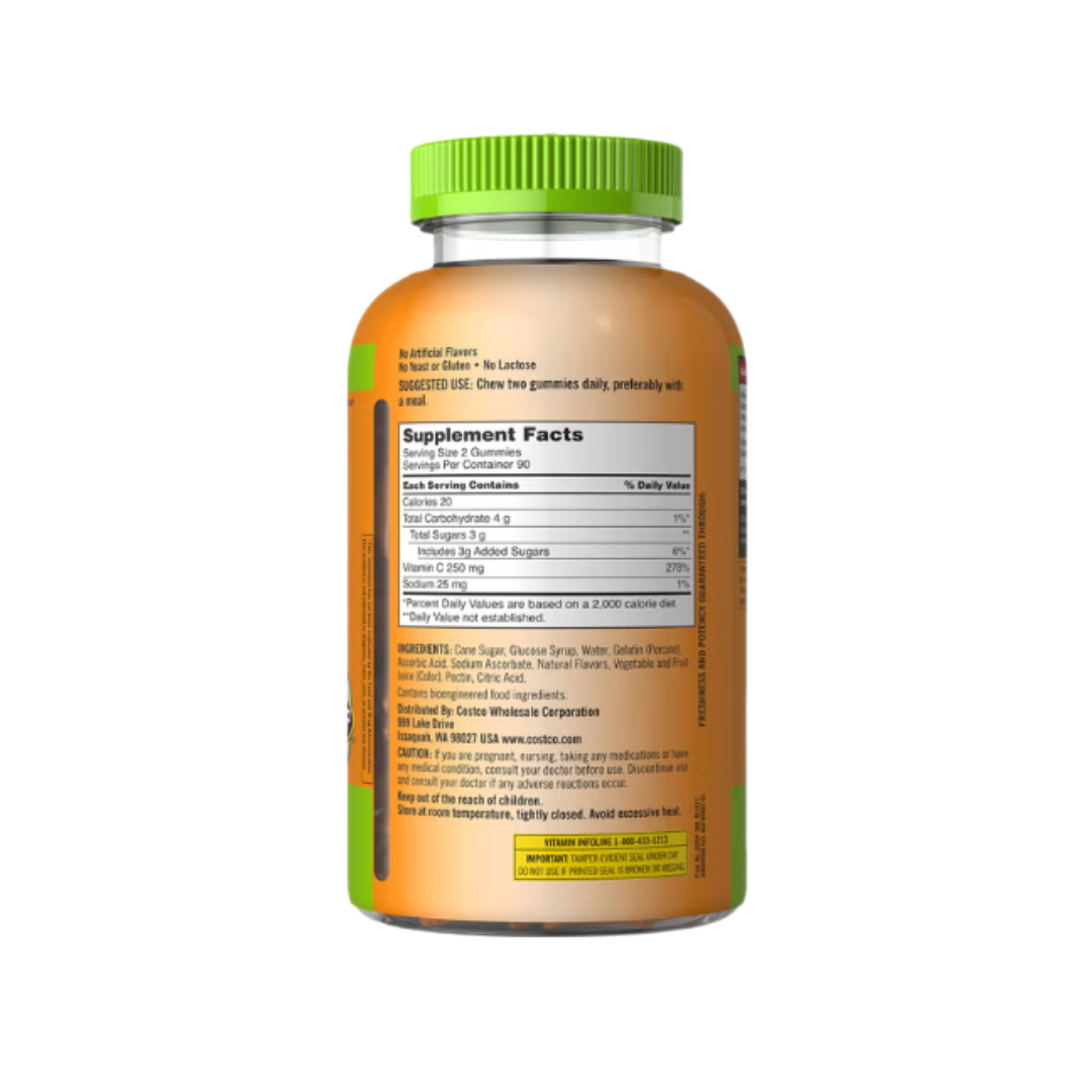Kirkland Signature 成人維他命C 250毫克 180粒軟糖