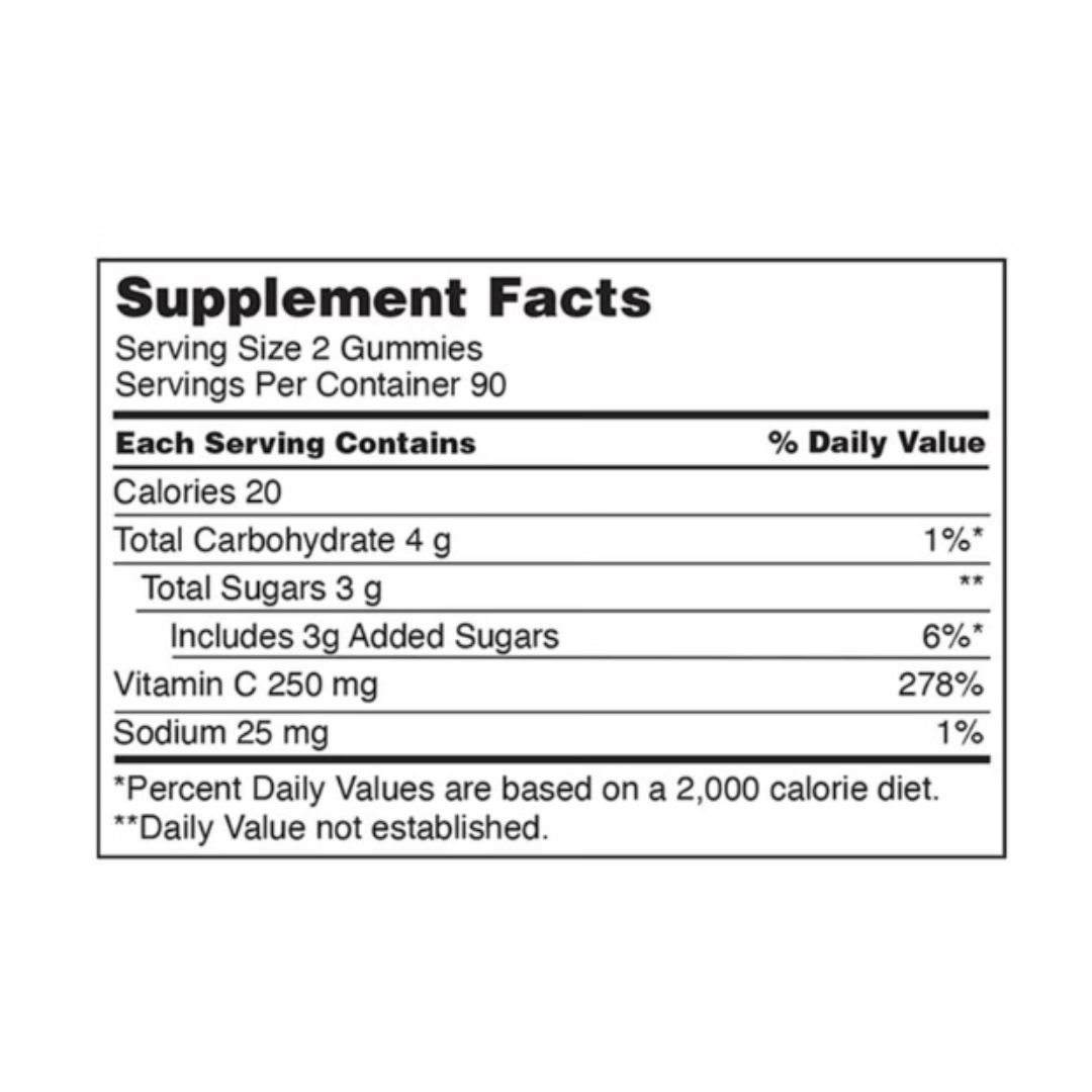 Kirkland Signature 成人維他命C 250毫克 180粒軟糖