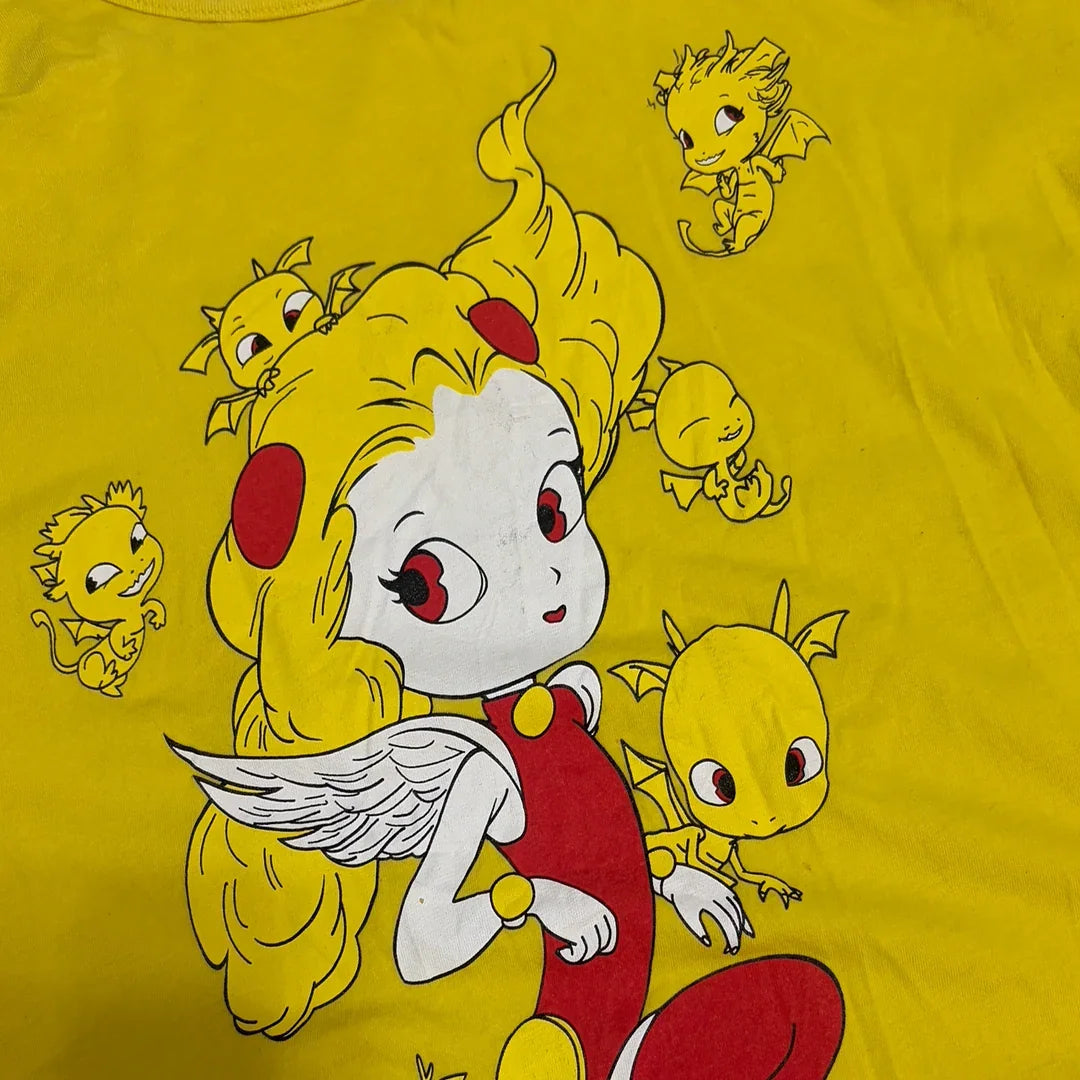 Leox Hub Yoshitaka Amano Japan 24 Hour TV charity t-shirt featuring collaborative graphic artwork