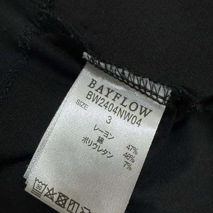 Leox Hub BAYFLOW Japan Bright Future slogan t-shirt in soft rayon-blend fabric featuring chest graphic print