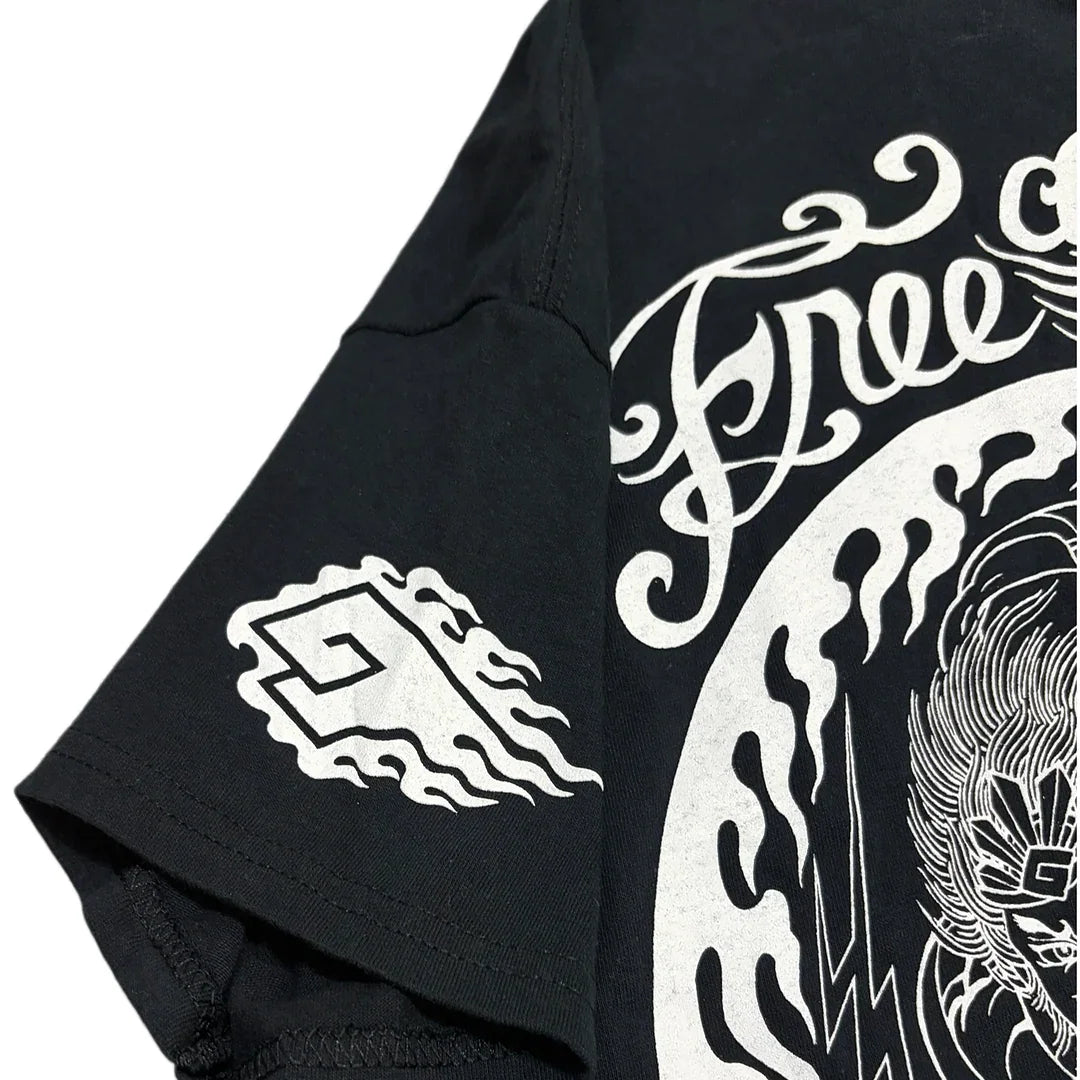 Leox Hub Freedom Oz Japan MMA t-shirt featuring mixed martial arts graphic print