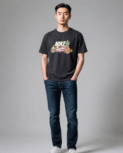 Leox Hub Nike Sportswear black Fresh Fruit graphic t-shirt