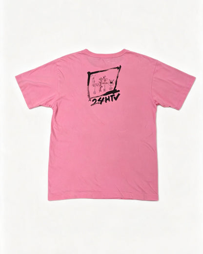 Hattie Stewart x 24HTV 2018 Pink Charity Tee Back View