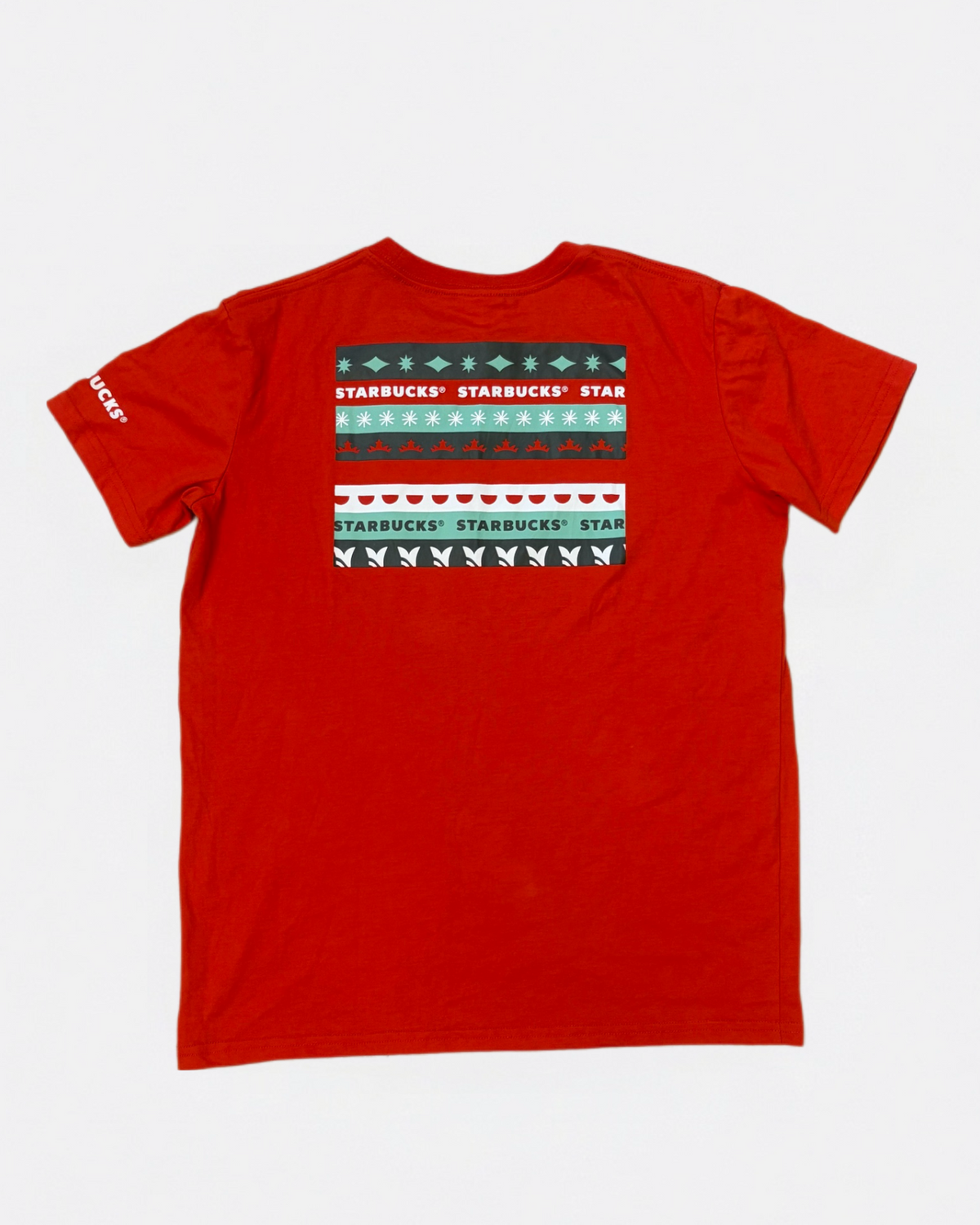 Leox Hub Starbucks Japan 2021 Holiday staff t-shirt featuring festive graphic design