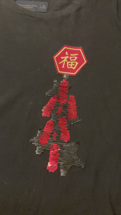 Abercrombie & Fitch Limited Edition Lunar New Year Tee｜Black