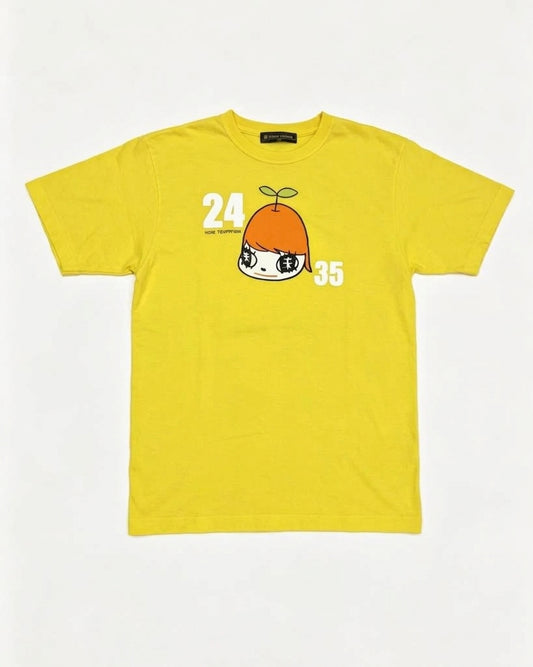 2012 Yoshitomo Nara x Satoshi Ohno 24HTV Yellow Tee Front View